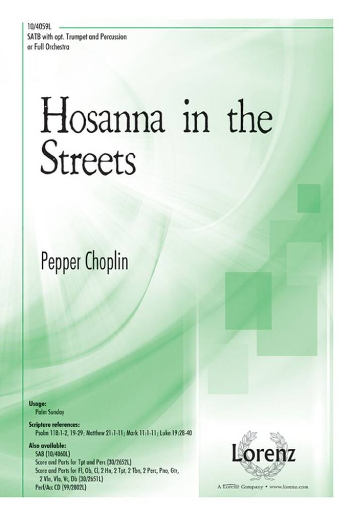 Hosanna In The Streets